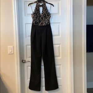 Francesca’s black jumpsuit